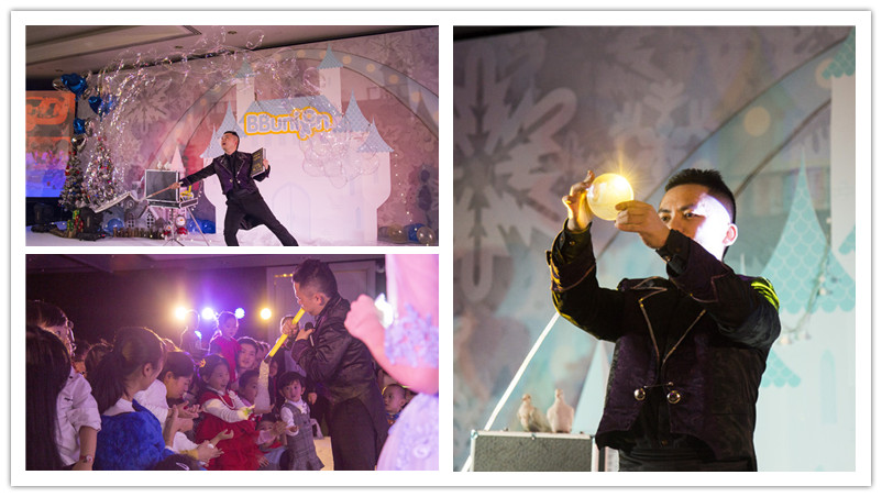 BBunion国际早教厦门世贸中心活动花絮：圣诞冰雪晚宴